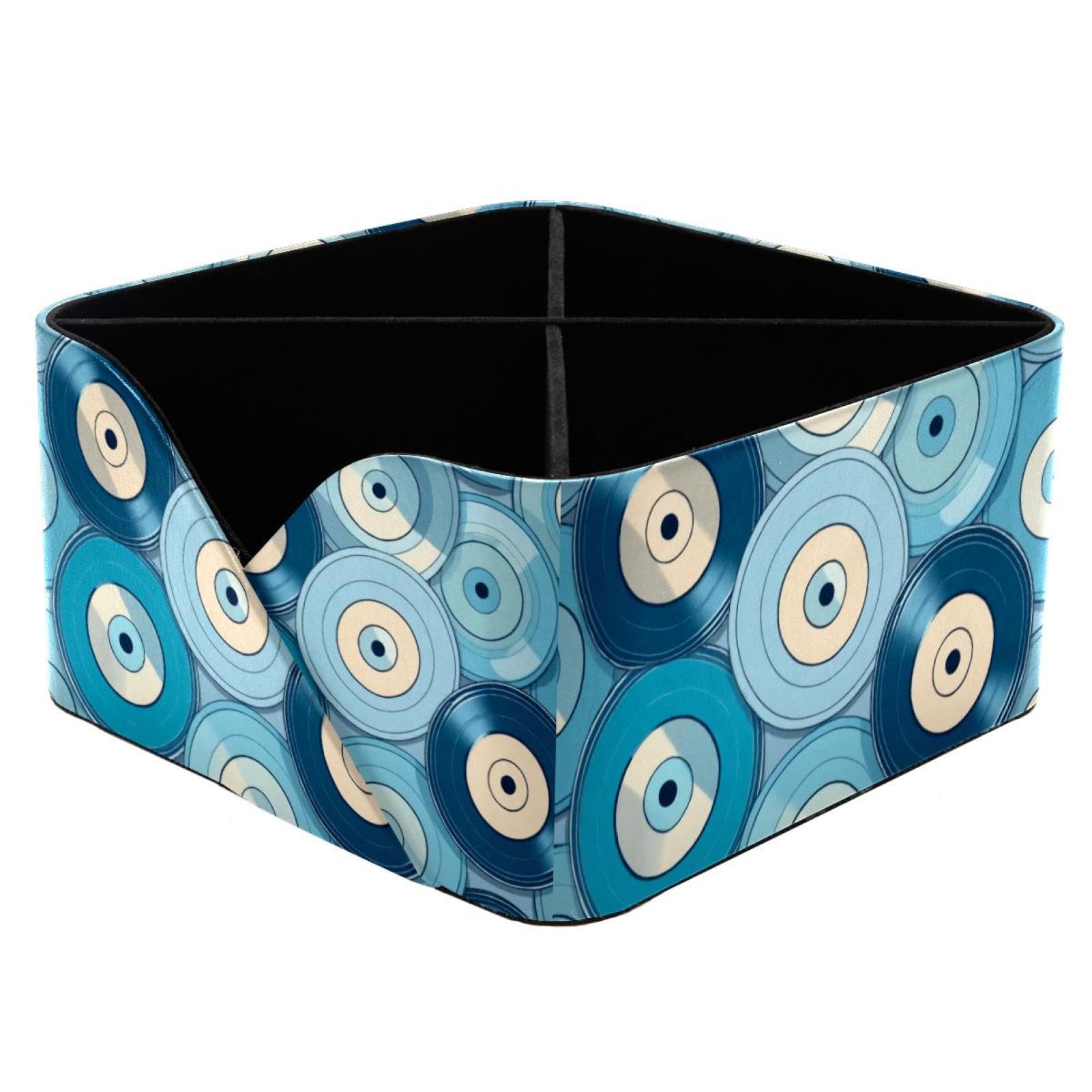 Rangement de bureau Blue Records pour sublimer votre atelier créatif