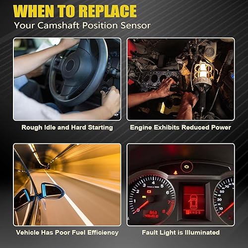 Miniatura 2 de Sensor de posición del árbol de levas CPS compatible con BMW 128i 135i 325i 325xi 328i 328xi 525i 528i 530i 740Li X3 X5 X6 Z4 2007-2011# 13627525014