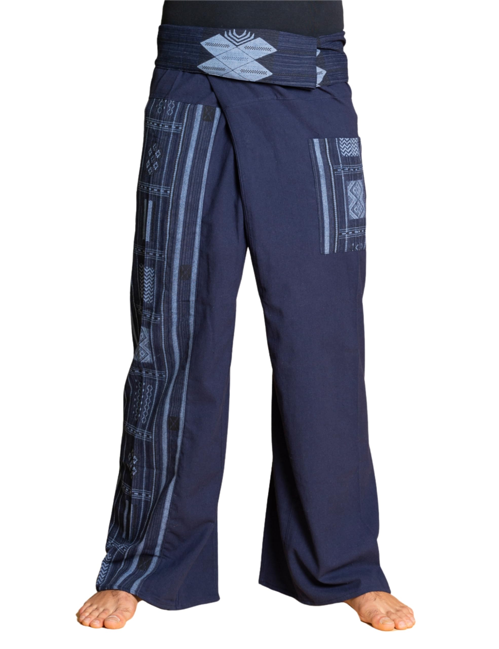 Panasiam Unisex Dark Blue Fisherman Pants Beam, L