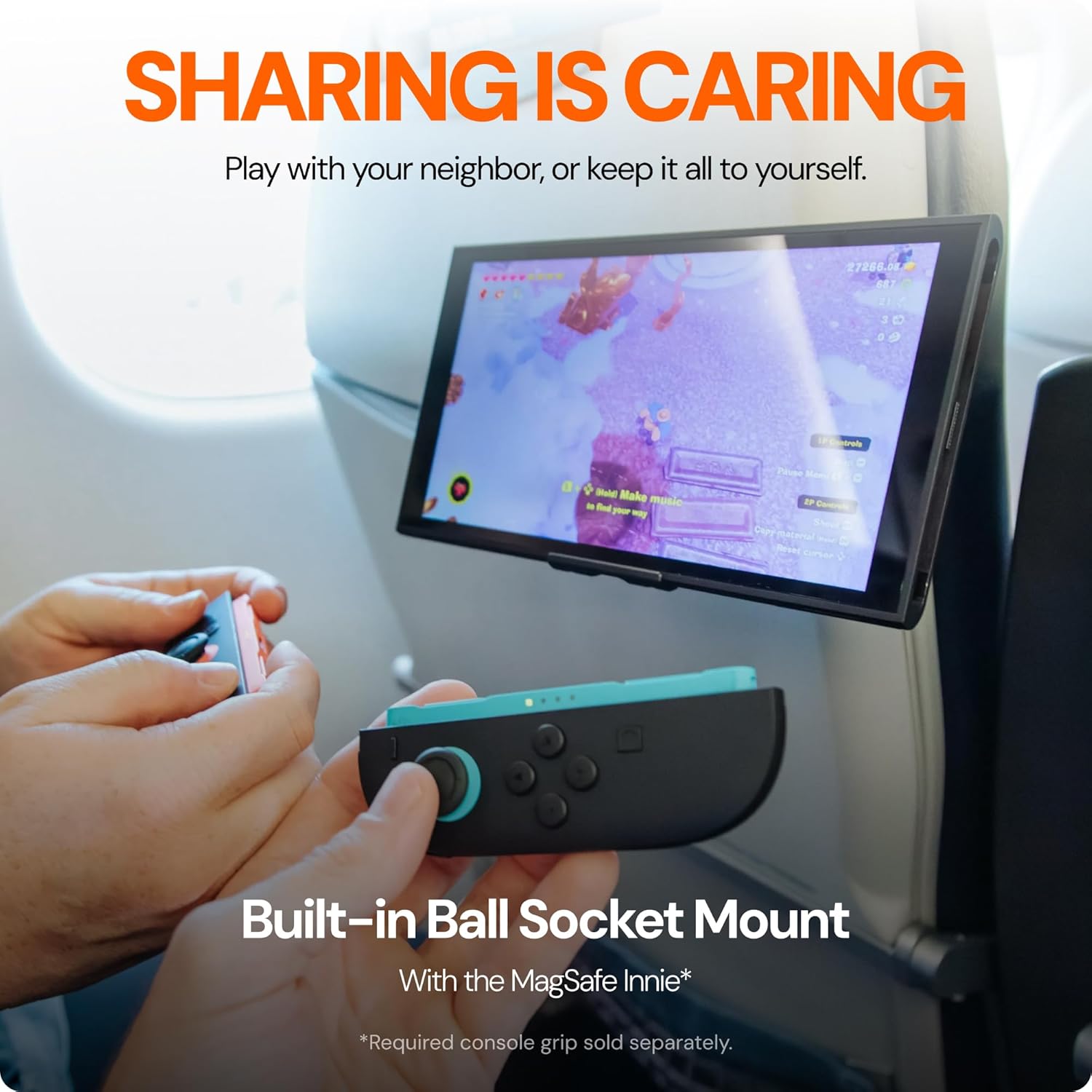 Mechanism Tray Table Mount & Magsafe Innie Airline Bundle | Airline Accessories