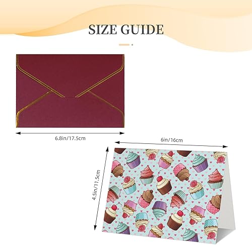 Miniatura 3 de MQGMZ Tarjeta de felicitación de papel de perlas de agradecimiento en blanco clásico con sobres, tarjeta de felicitación de papel perla