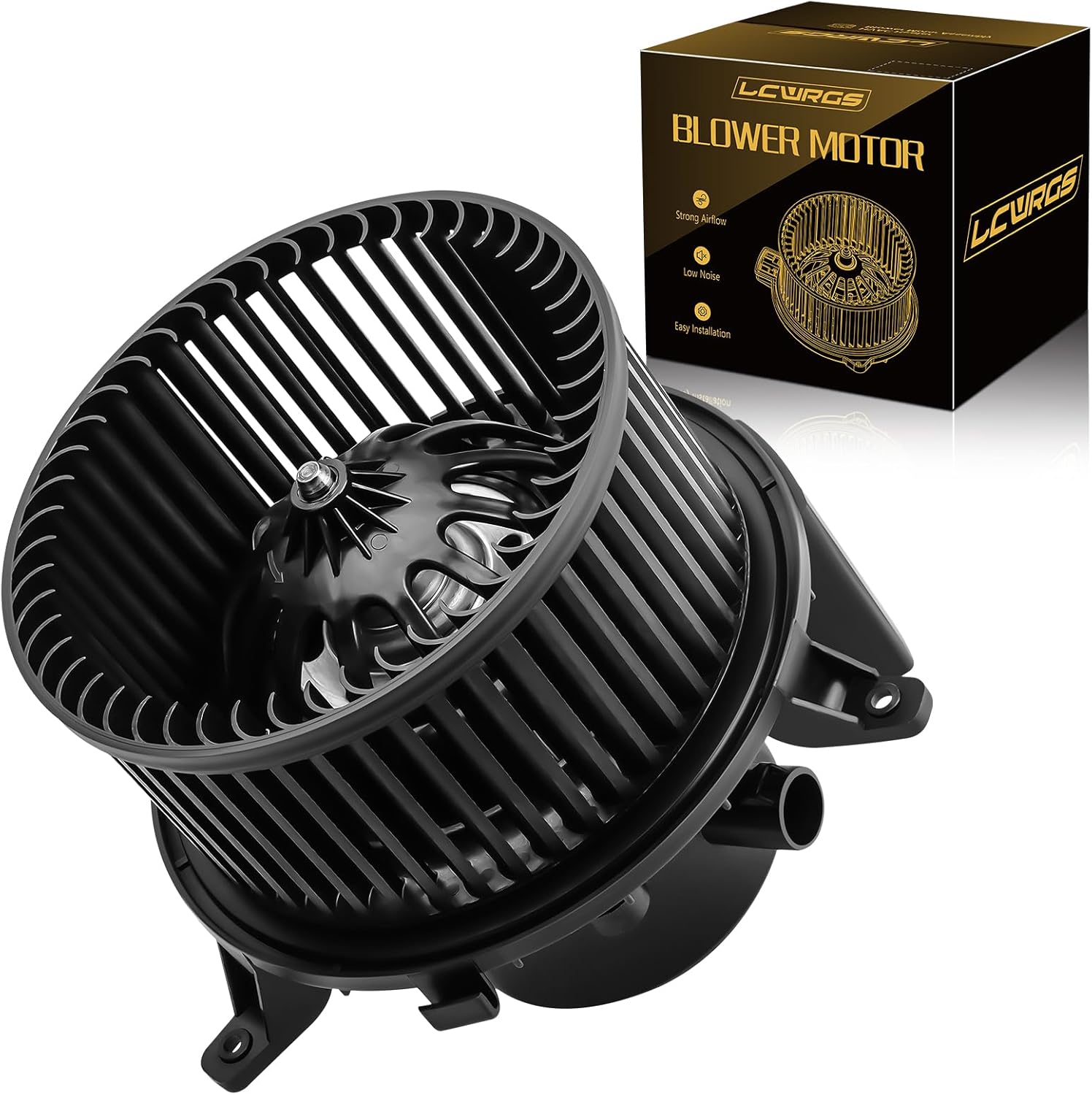 AC Blower Motor with Fan Fits for 2010 2011 2012 2013 2014 Chevy Silverado GMC Sierra Acadia Cadillac Escalade Buick Enclave HVAC Heater Blower Motor Replaces# 700267