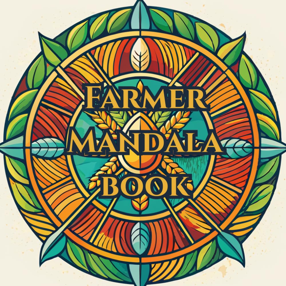 Farmer Mandalabook: Farmer Mandalabook with 50 agriculture imiges for every age