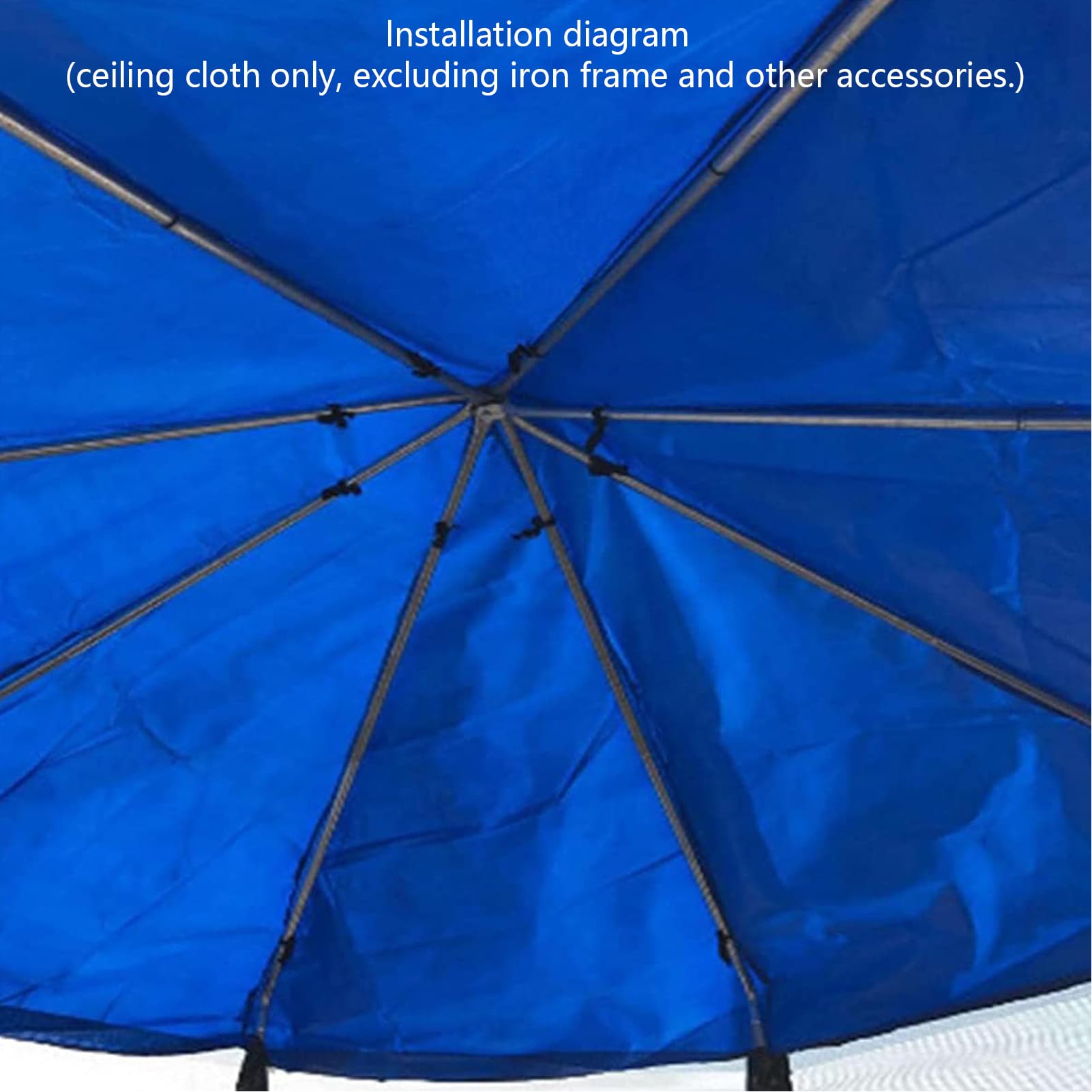 Toldo de protección UV para exteriores, toldo portátil de 6 pies, 8 pies, 10 pies, refugio solar fácil de instalar, diseño ligero para actividades al aire libre