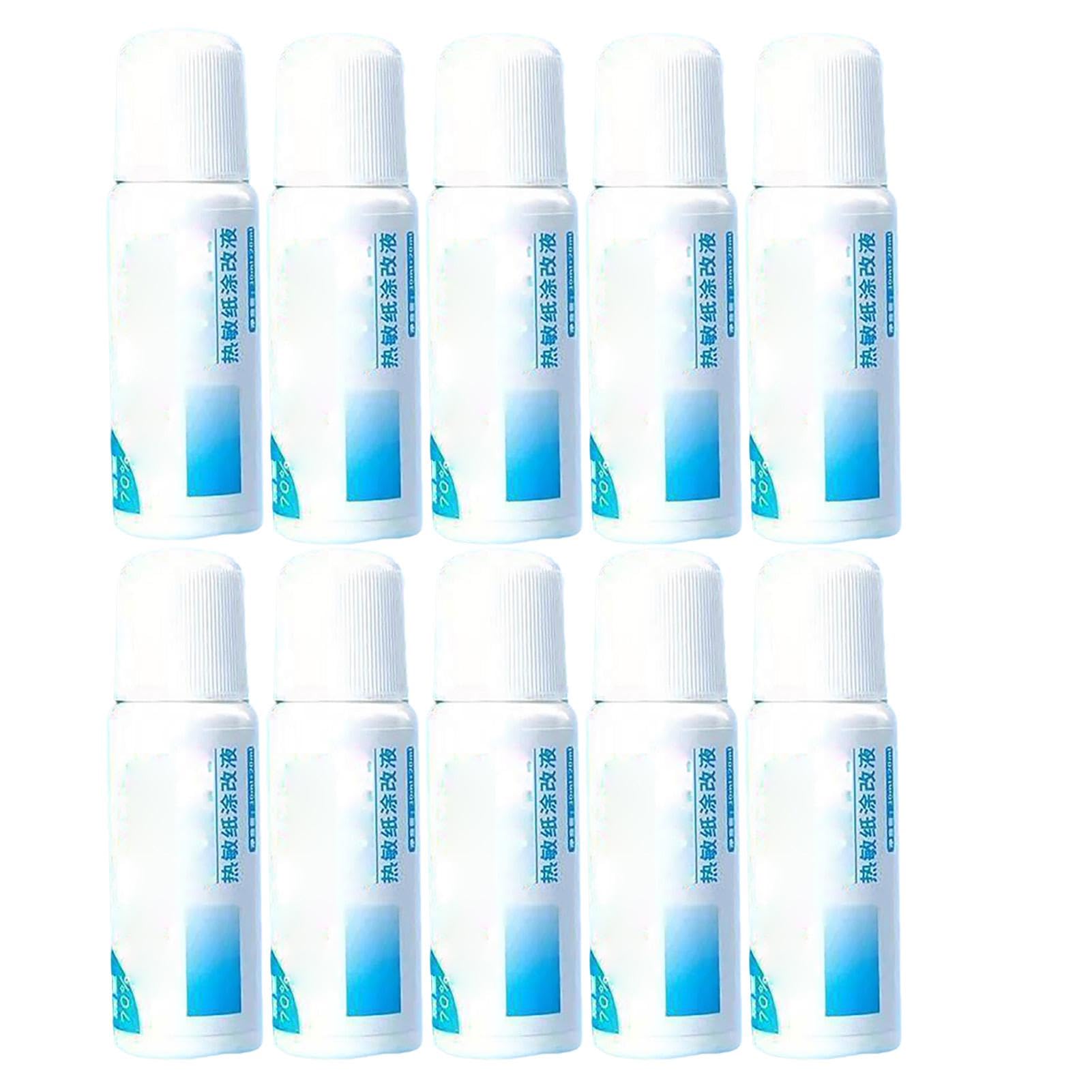 Thermal Paper Privacy Protection Fluid Thermal Paper Eraser Whiteout Liquid - 10Pcs Thermal Paper Correction Fluid, Data Covering Fluid, Courier Information Smear Liquid, for Identity Theft Protection