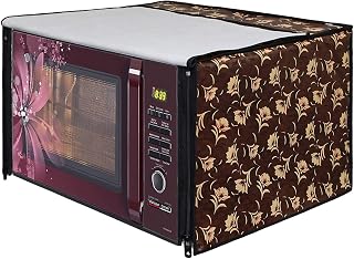 Lithara Printed Waterproof Microwave Oven Cover for LG 28L Model : MC2886BRUM | Sams36 (Multicolor) Price In India