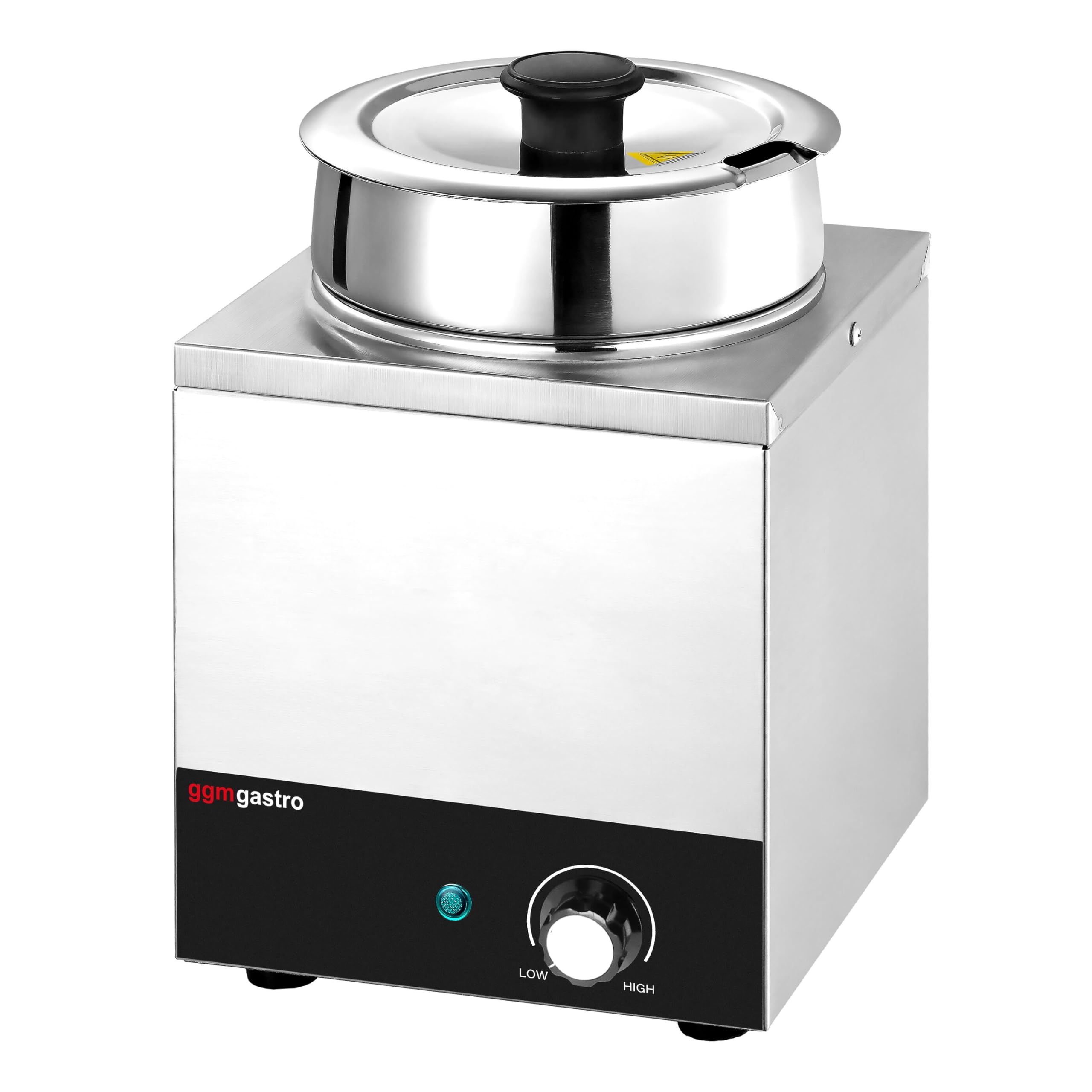 GGM Gastro | BHPV35-1 | Bain-Marie - Hotpot - 3,5 Liter - 200 Watt - 1 Topf mit 3,5 Liter