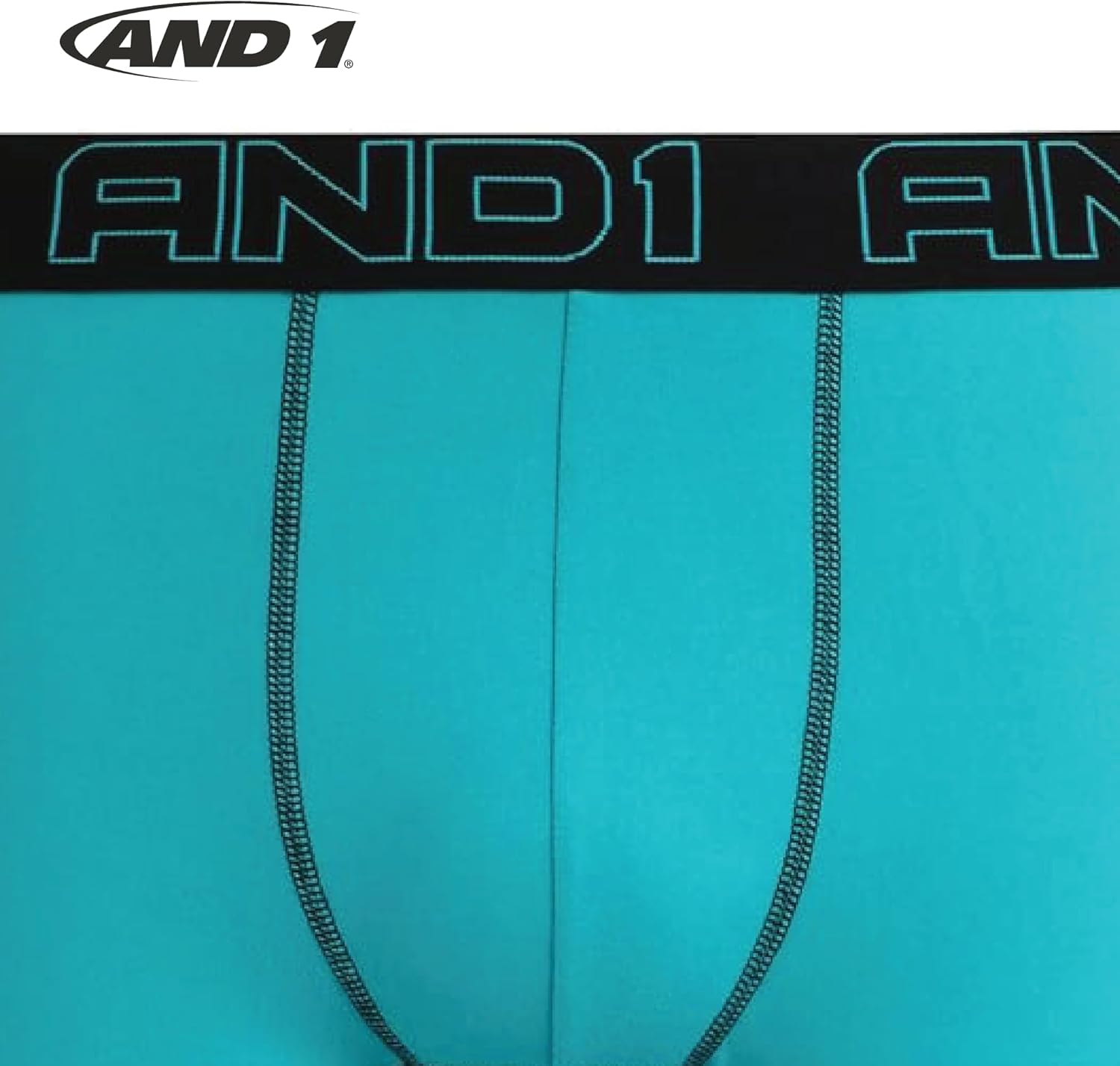 AND1 Mens Boxer Briefs - 6 Pack Sport Soft Performance Compression Underwear Boxers for Men with Contour Pouch, 6" Inseam - Image 6