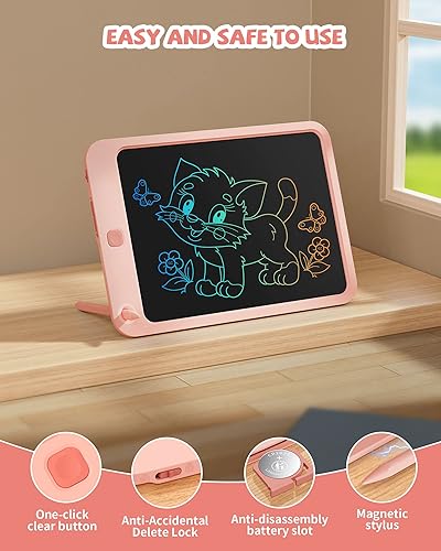 Miniatura 2 de Tableta de escritura LCD de 10 pulgadas, juguetes para niños de 3, 4, 5, 6, 7, 8, 9, 10 años, tableta de dibujo colorida, regalo para niños pequeños
