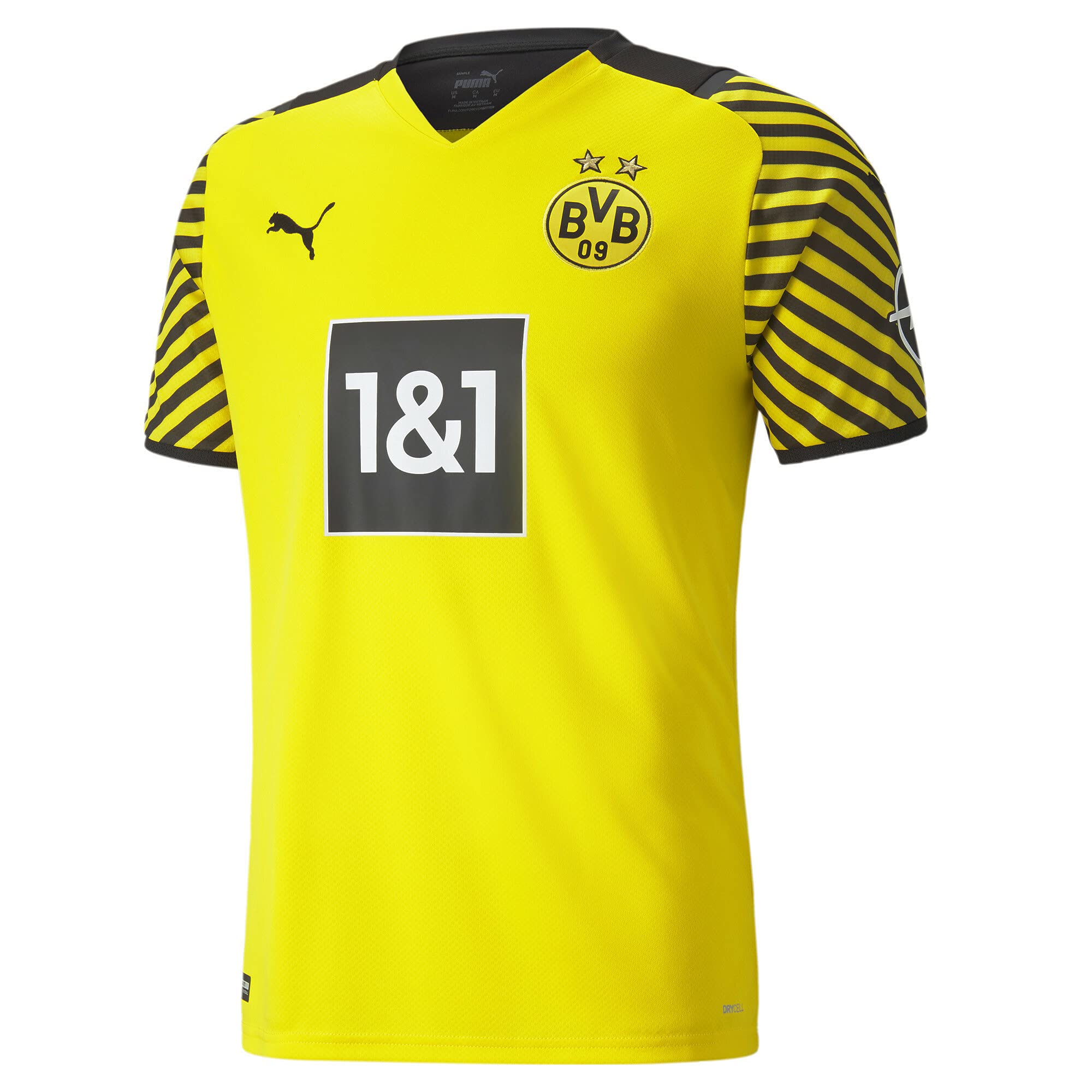 PUMA Herren Bvb Home Shirt Replica W Sponsor Large Sizes Shirt