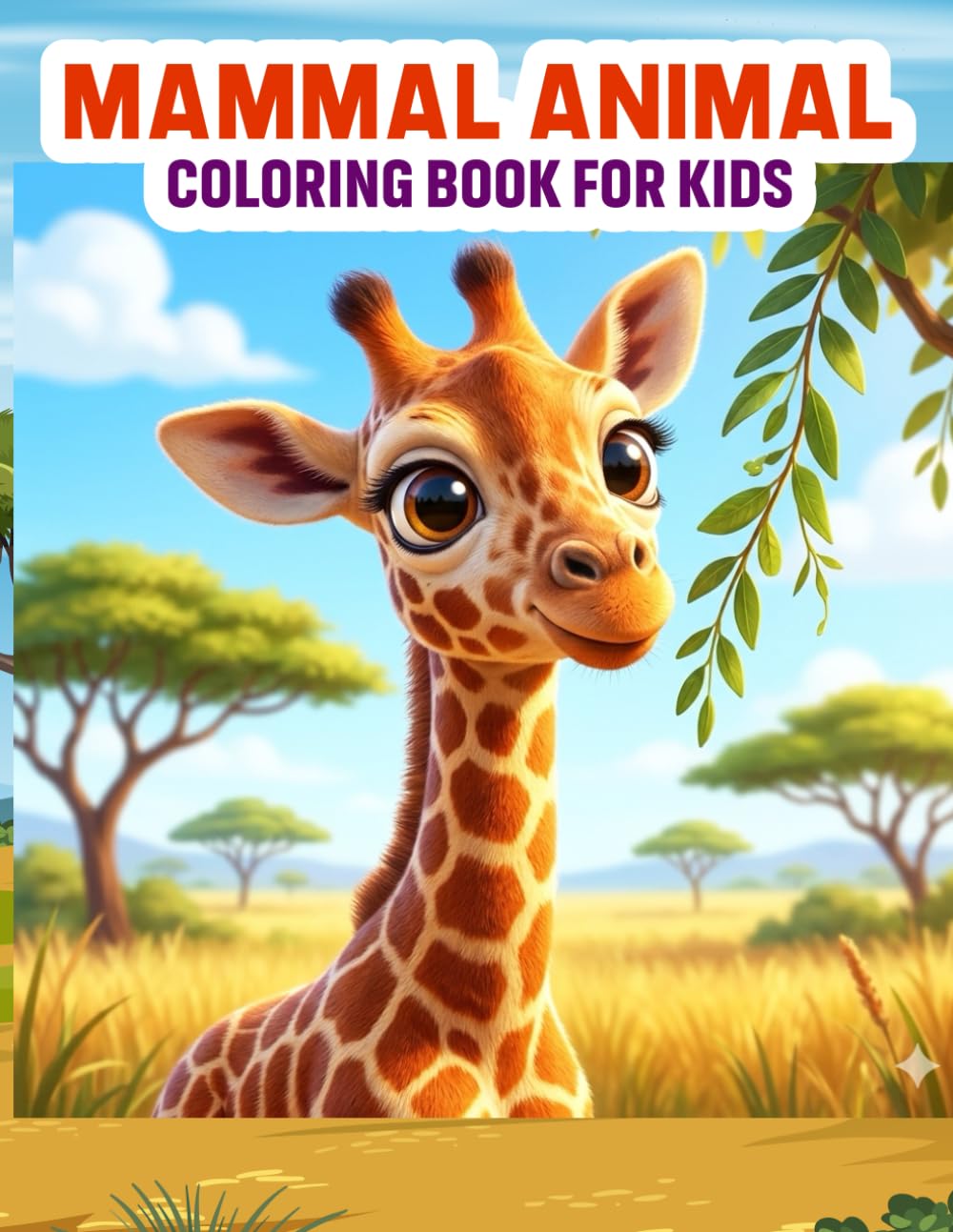 Mammal Animal Coloring Book for Kids: Cute Mammal Animal Coloring Book for Kids Featuring Fun Easy Coloring Pages of Wild Animals Farm Animals