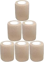 Vista 62 de Baisunt Paquete de 6 vendajes cohesivos de 1 pulgada, cinta autoadhesiva autoadhesiva autoadhesiva transpirable para muñeca, tobillo, deportes