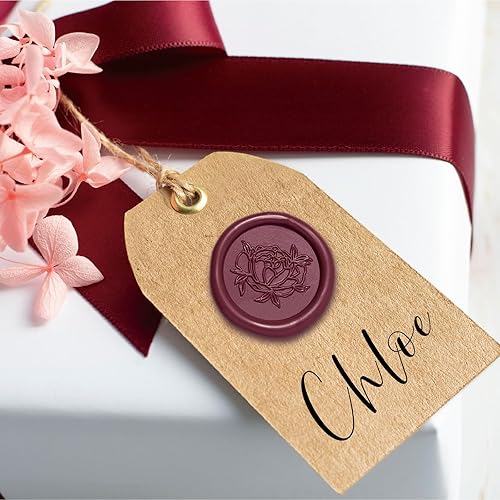 Miniatura 10 de UNIQOOO Pistola de pegamento verde oliva, varillas de cera para sello de cera, perfectas para invitaciones de boda, tarjetas de agradecimiento,