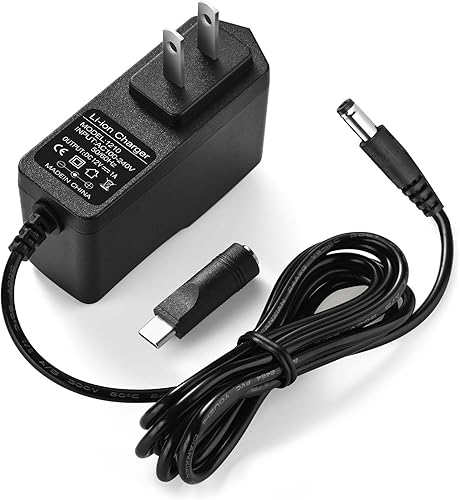 Cargador de 12 V CACC Cable de alimentación para EverStart Maxx Jump Starte cargador de batería compatible con AVAPOW Ever Start Max J7CCE J7CE 800A