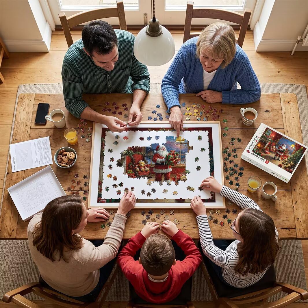 Puzzle dla dorosłych 1000, świąteczne puzzle dla dorosłych -4474