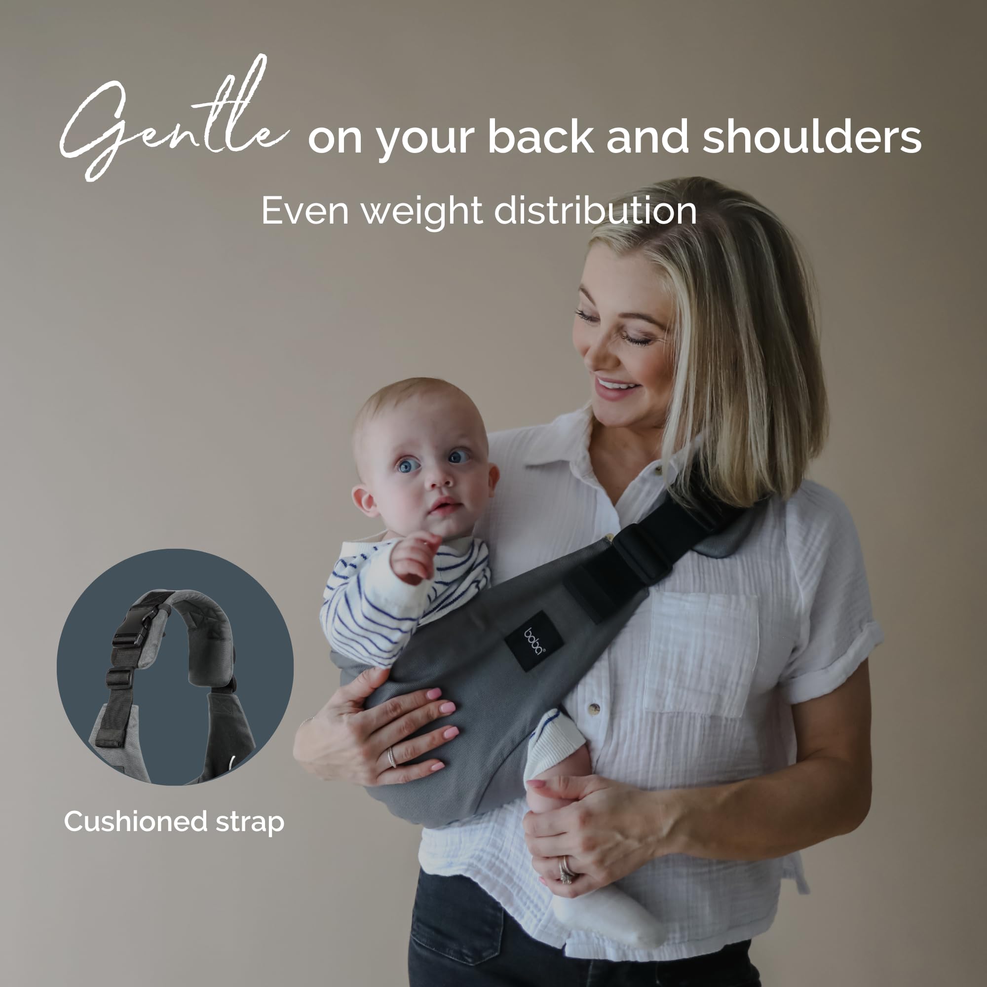 Boba Buddy Toddler Carrier Sling, 100% Cotton Baby Sling Carrier Toddler, Ergonomic with Adjustable Straps - Image 2