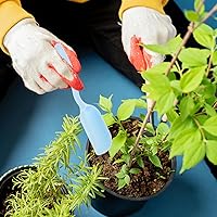 Vista 7 de 60 piezas de pala de plástico para jardín, pala de tierra: mini palas de jardinería, rastrillo de mano para plantar, excavadora para niños, al aire