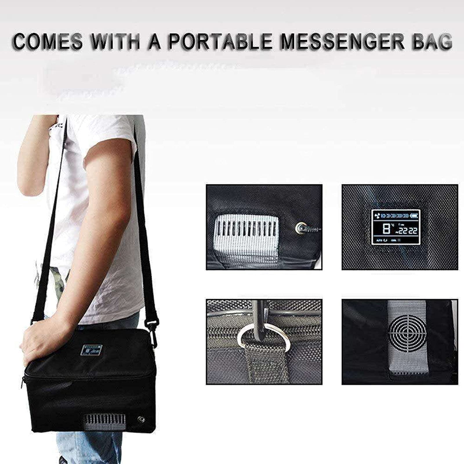 Borsa da Viaggio per insulina, Borsa frigo per insulina, Custodia da Viaggio per insulina con Display a LED, Comoda Borsa frigo per diabetici isolata per Penna per insulina, per fr