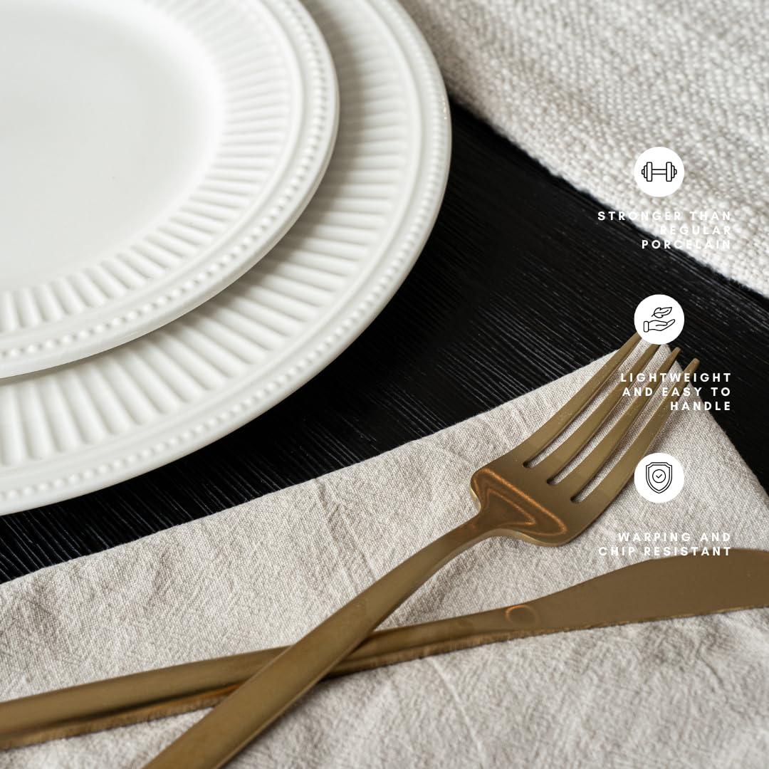 Santorini Bone China Dinnerware Set - 12 Piece -3 Santorini Bone China Dinnerware Set - 12 Piece -3