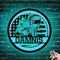 Vista 30 de Custom Golf Player Hanging LED Night Light Personalized Golf Name Neon Sign Golf Player Themed Gift Golf Swing Metal Sign Golf Player Wall Art