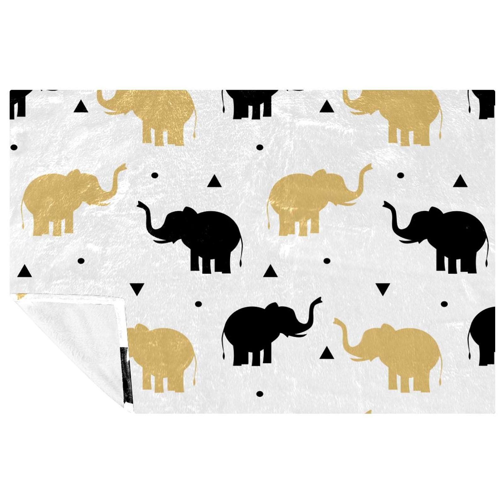 Couverture douce et chaude elephant plaid lit canape pique-nique beach