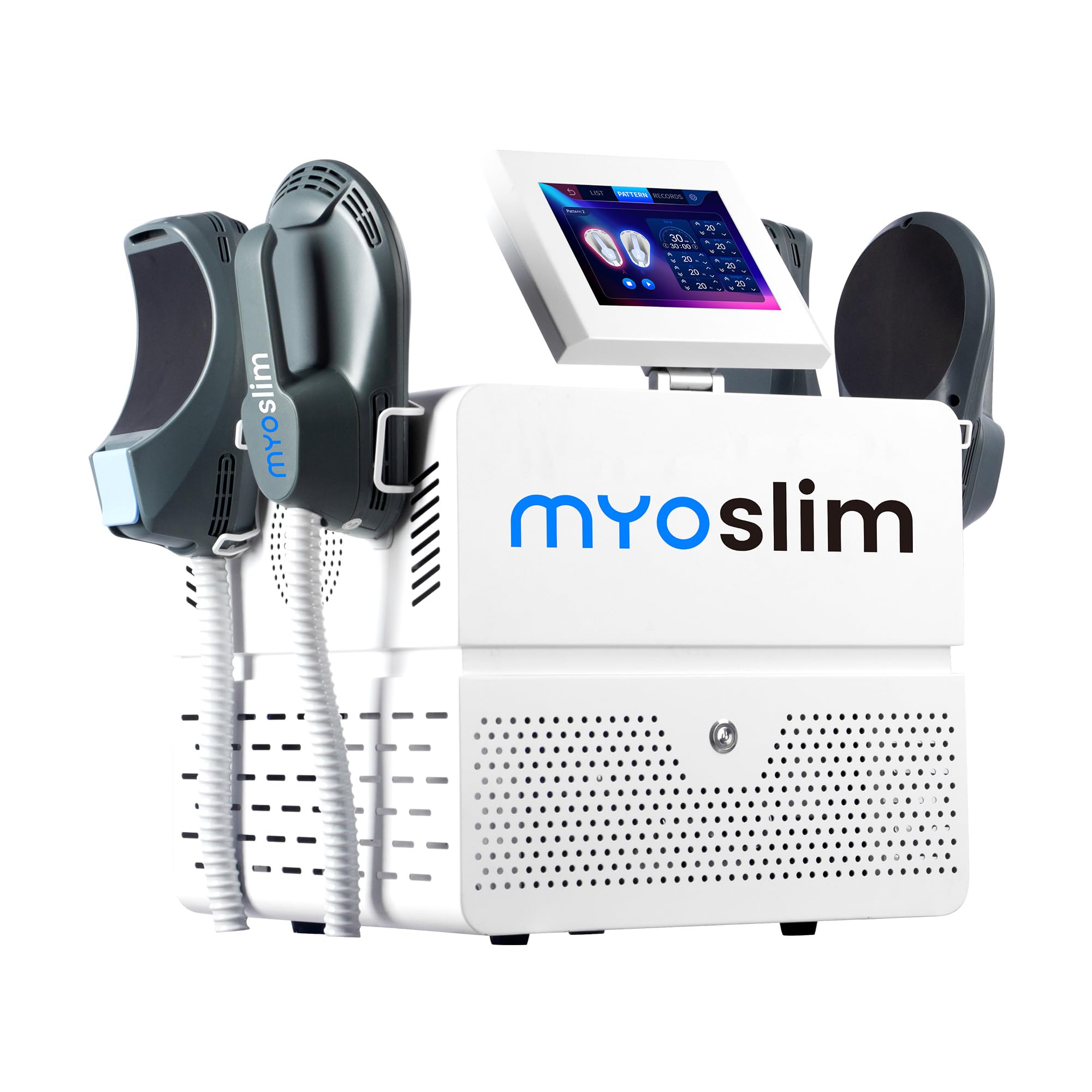 Myoslim Nova EMS Machine Electromagnetic Muscle Stimulation with Optional Pelvic EMS Pads, Body Slimming & Sculpt