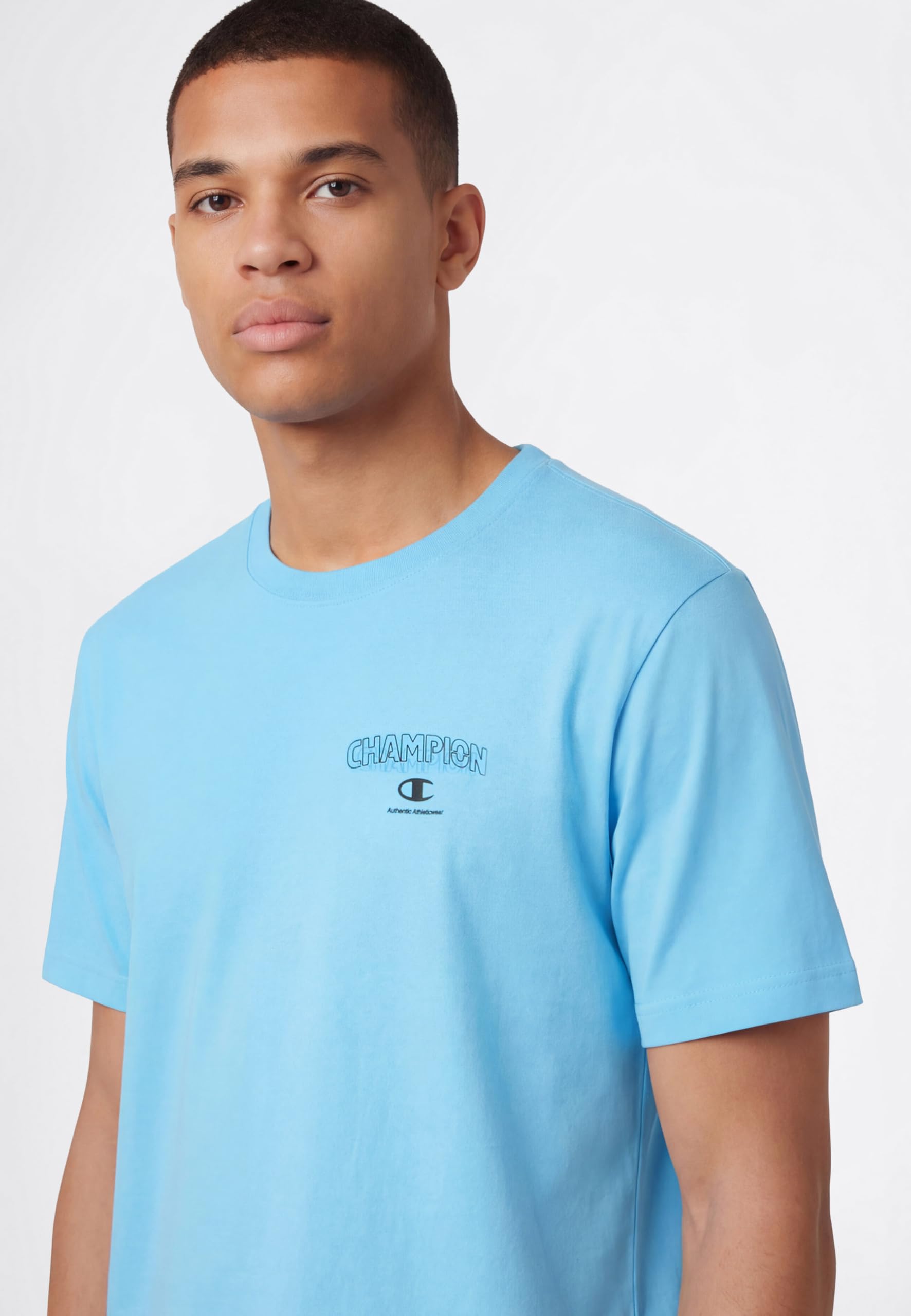 Champion Men-Graphic Crewneck T-Shirt Camisa para Hombre