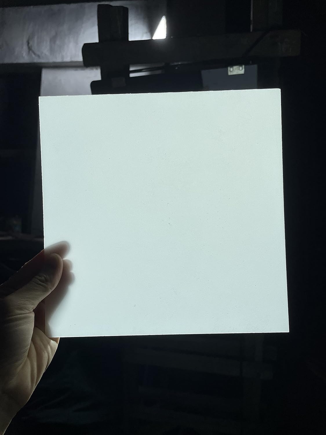 2MM Thick Opal Frosted Double-Sided Matte PS Diffuser Sheet for LED Lighting - U-V Resistant and High Transmittance(400x400x2mm)