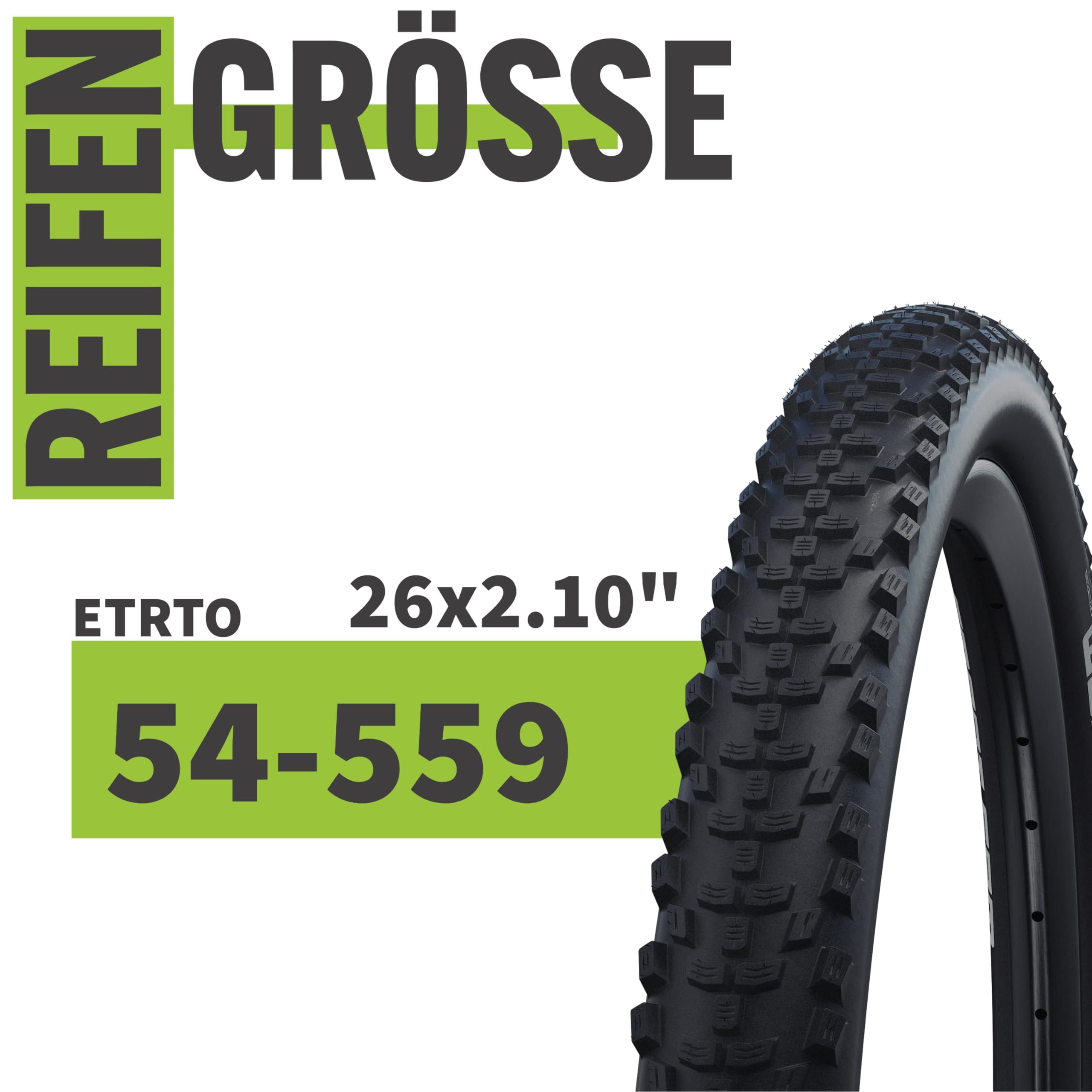 2er Set Schwalbe Fahrradreifen Smart Sam K-Guard HS624, 26 Zoll x 2.10 Zoll (54-559), auswählbar mit Schläuchen AV/DV/SV/Ohne + 3 MSZweirad Reifenheber