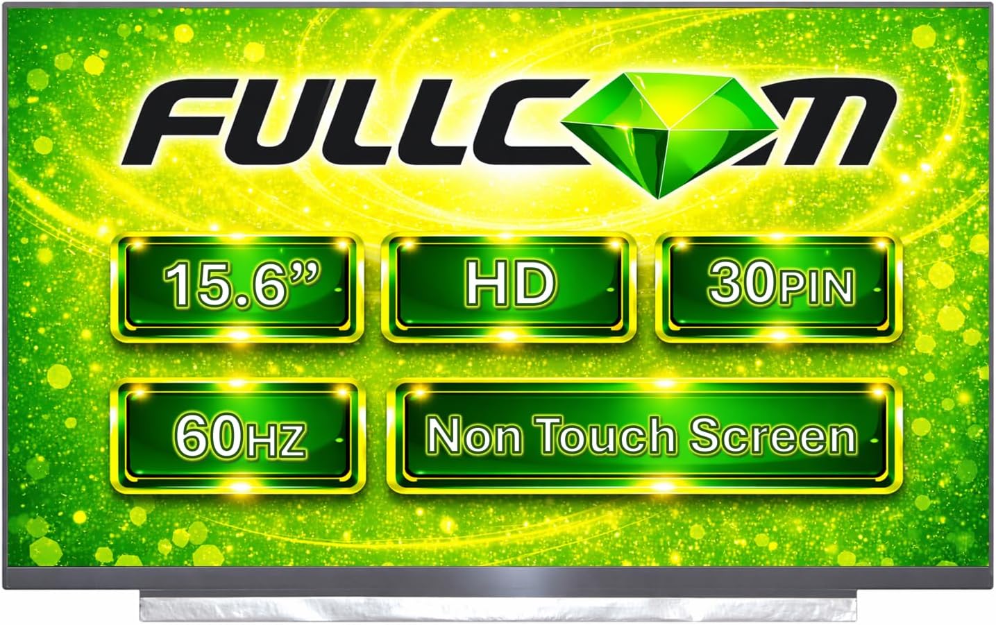 New Replacement Screen 15.6" HD 1366x768 TN 30 Pin Non-Touch No Brackets for HP 15-dy2035nr 15-dy2041nr 15-dy2033nr for Laptop/Display/Screen/LCD Application
