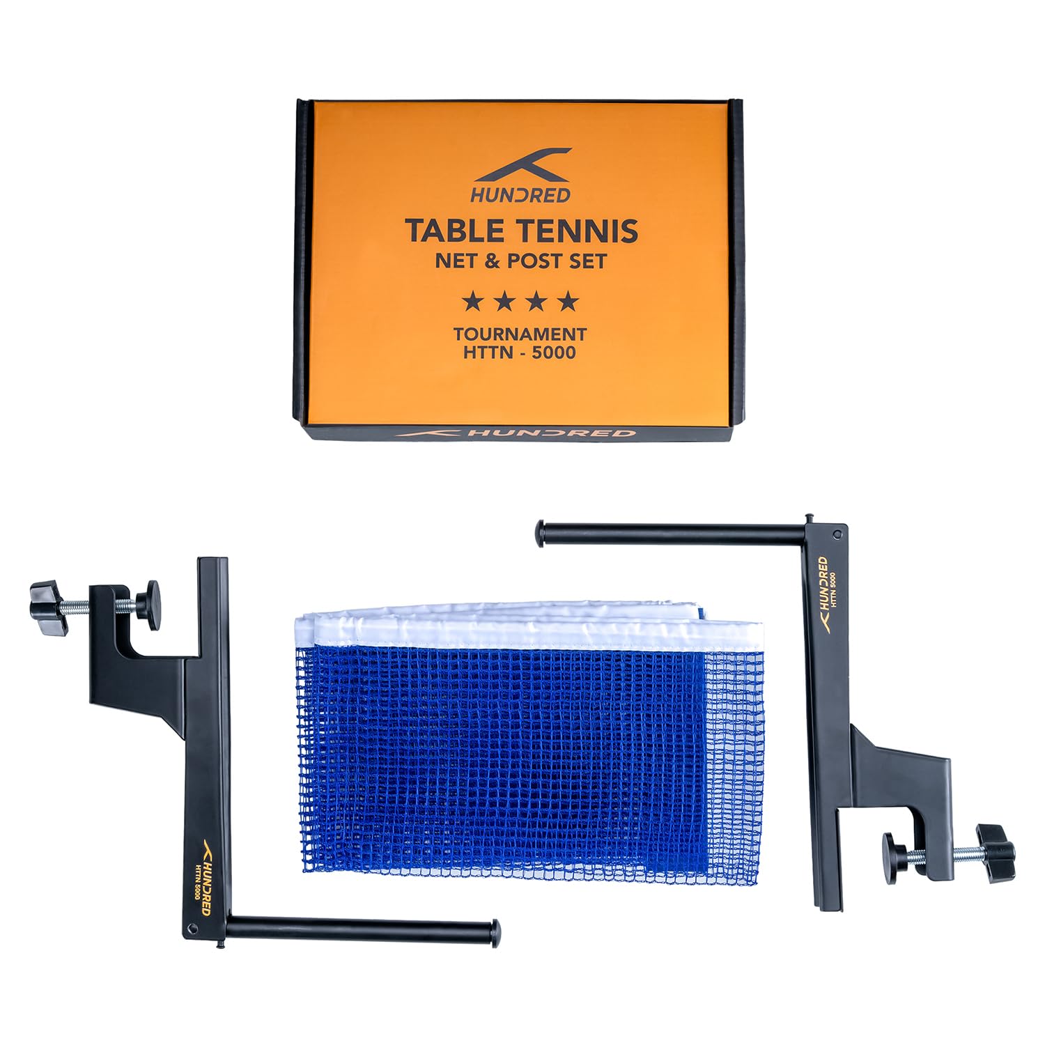 Hundred HTTN 5000 Table Tennis Net & Post Set (Blue/Black)-image-39