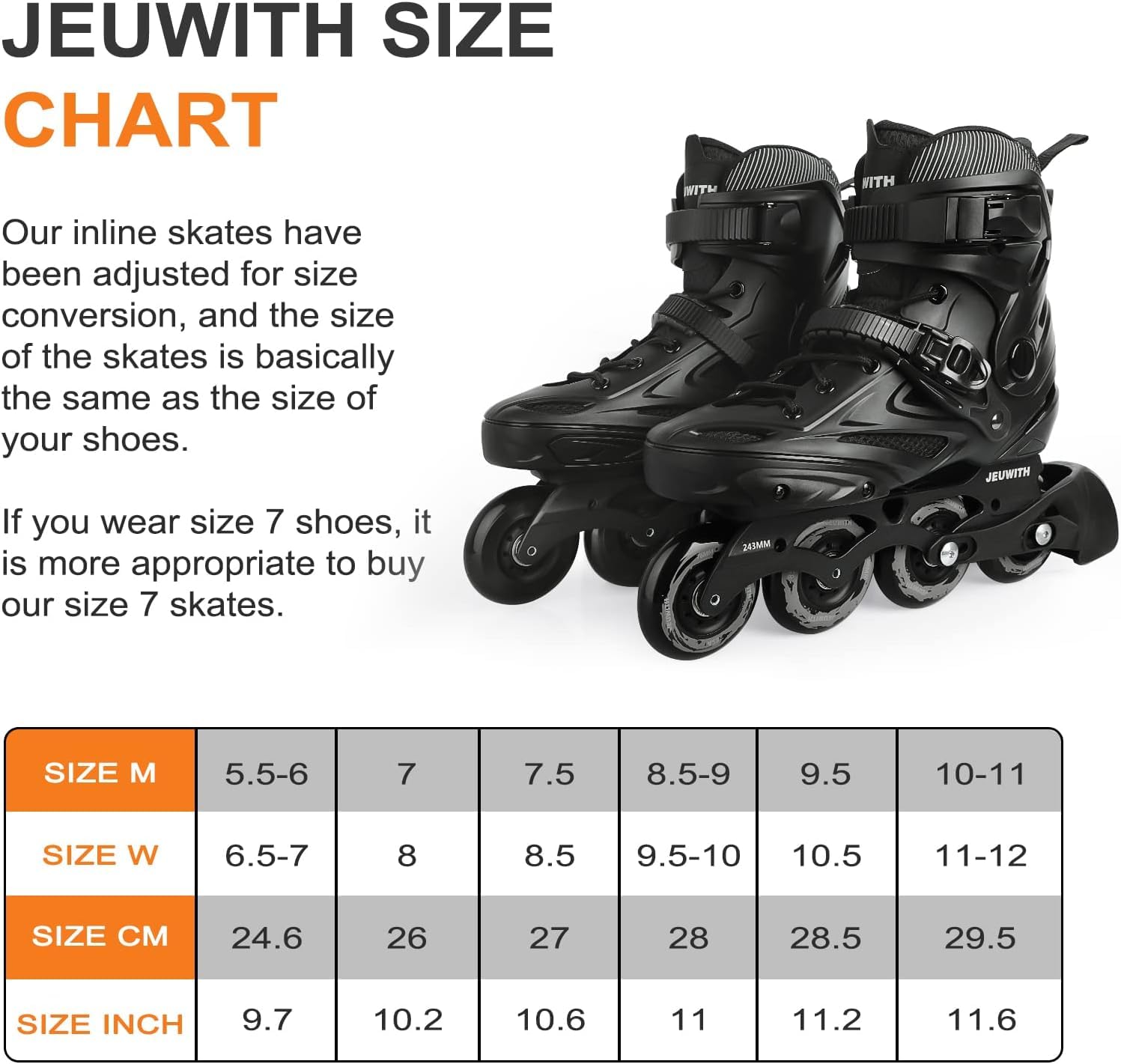 Patines en línea para Mujeres y Hombres, Patines de Calle al Aire Libre, para Adultos, Hombres y Mujeres, Patines Profesionales para Fitness Unisex