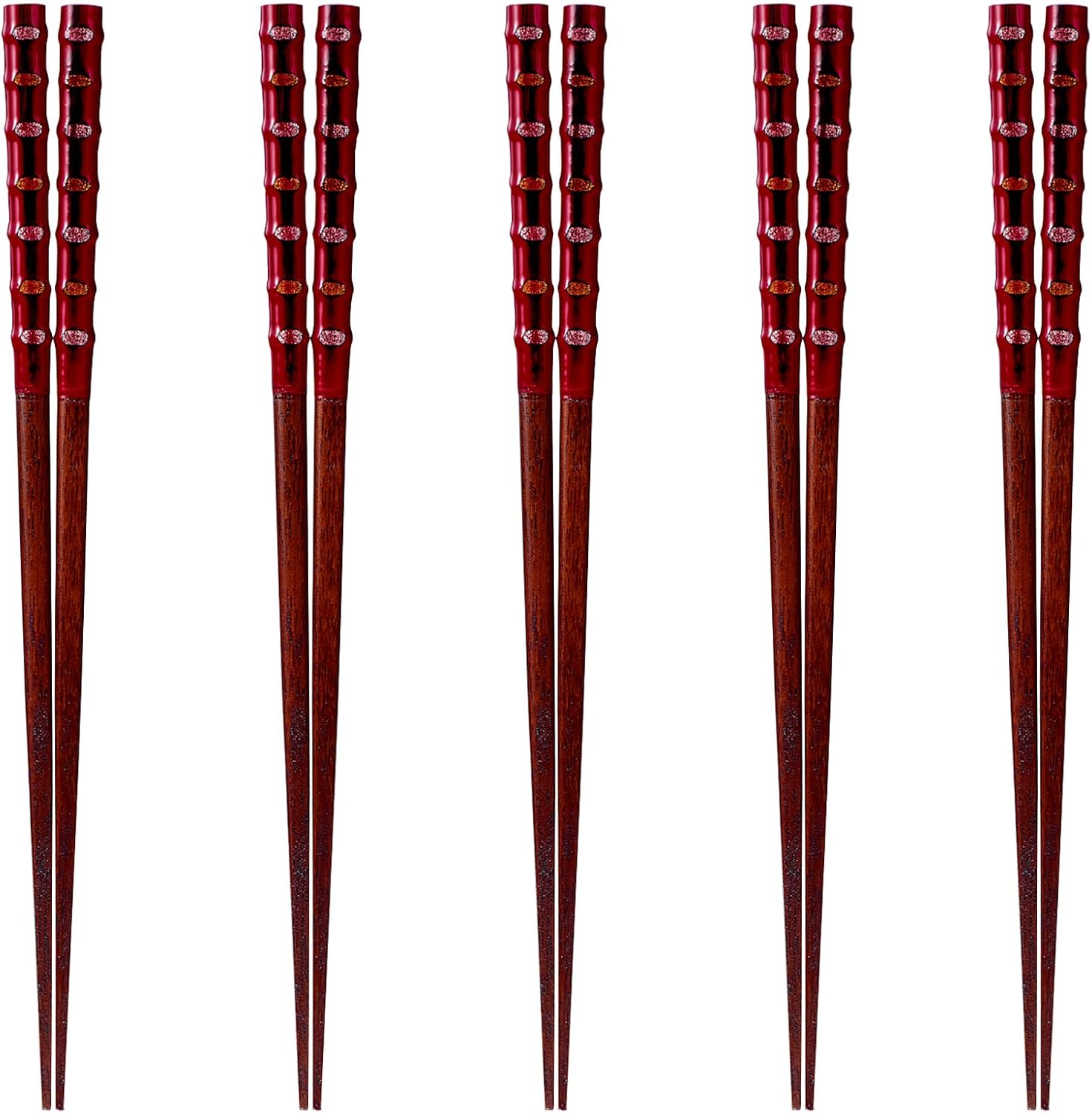 J-kitchens PID589986 Japanese Chopsticks, Set of 5 Pairs, Material: Wood, Chopsticks, Made in Japan