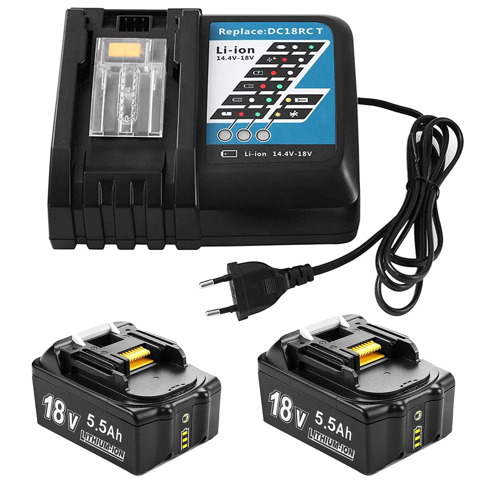 Suchergebnis Auf Für: Akkopower 2pack 18v 5000mah