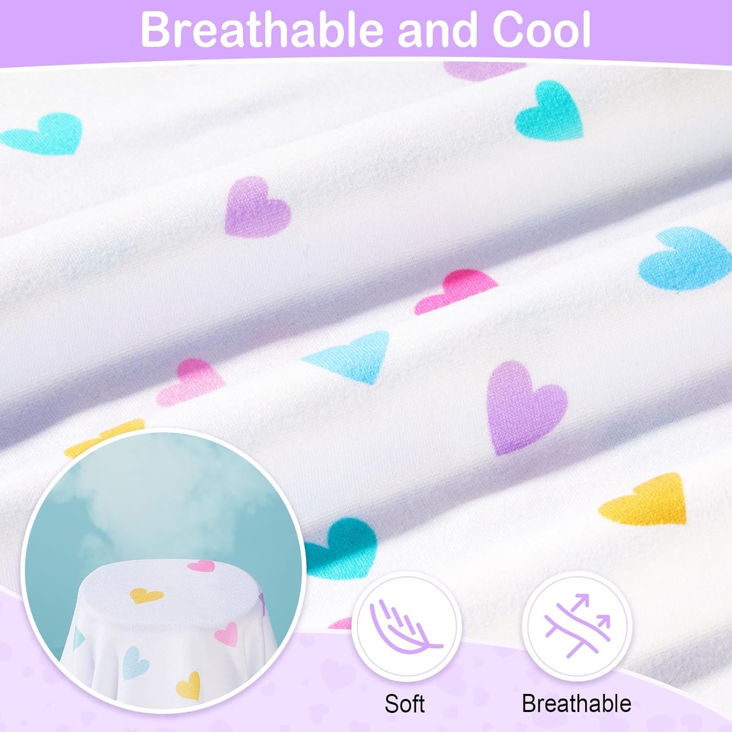 MHJY Toddler Girls Pajamas Sleeveless Pajamas for Kids Soft Tank Top & Shorts Girls Pajama Set - Image 4