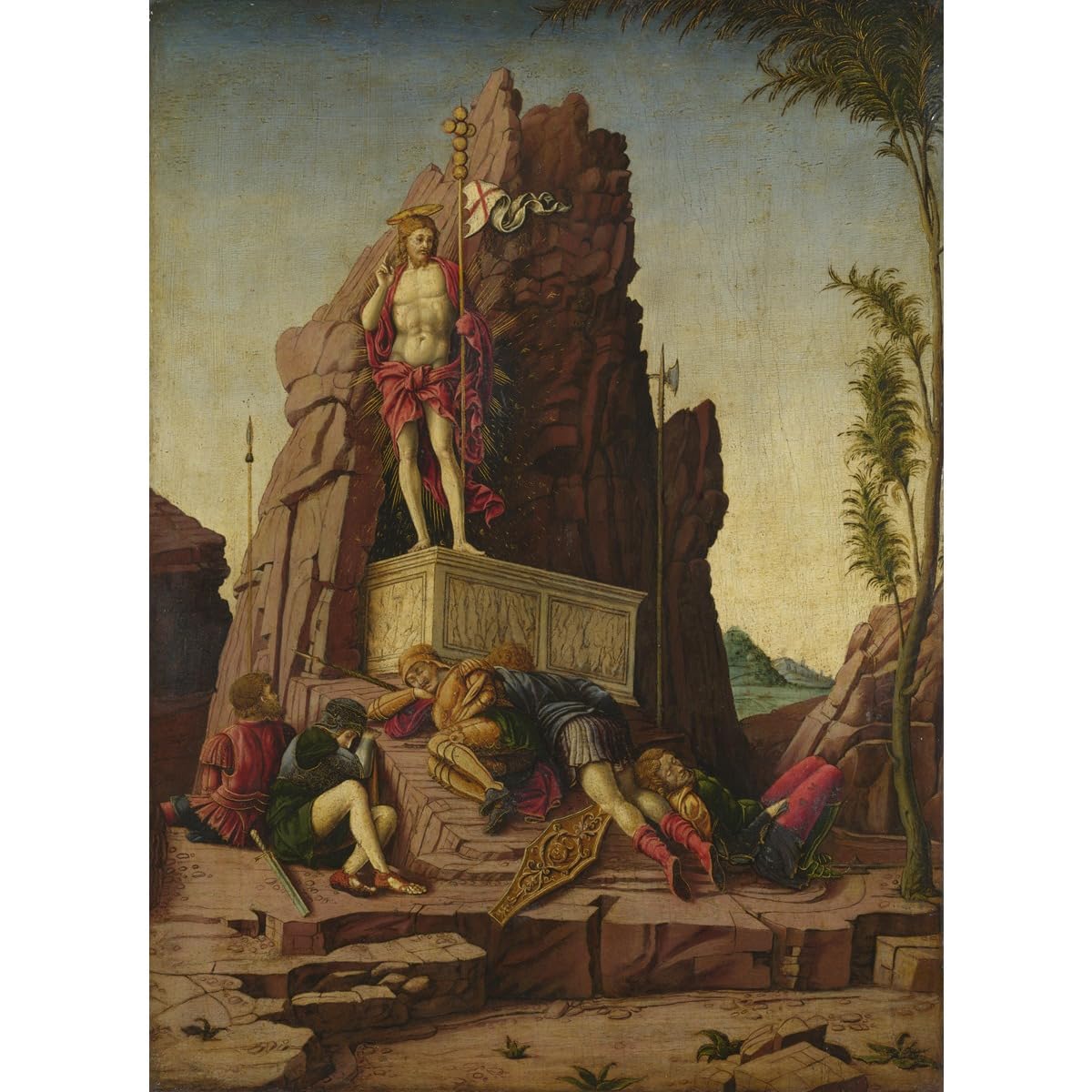 La Résurrection Mantegna toile haut de gamme aux couleurs résistantes décoloration - 2