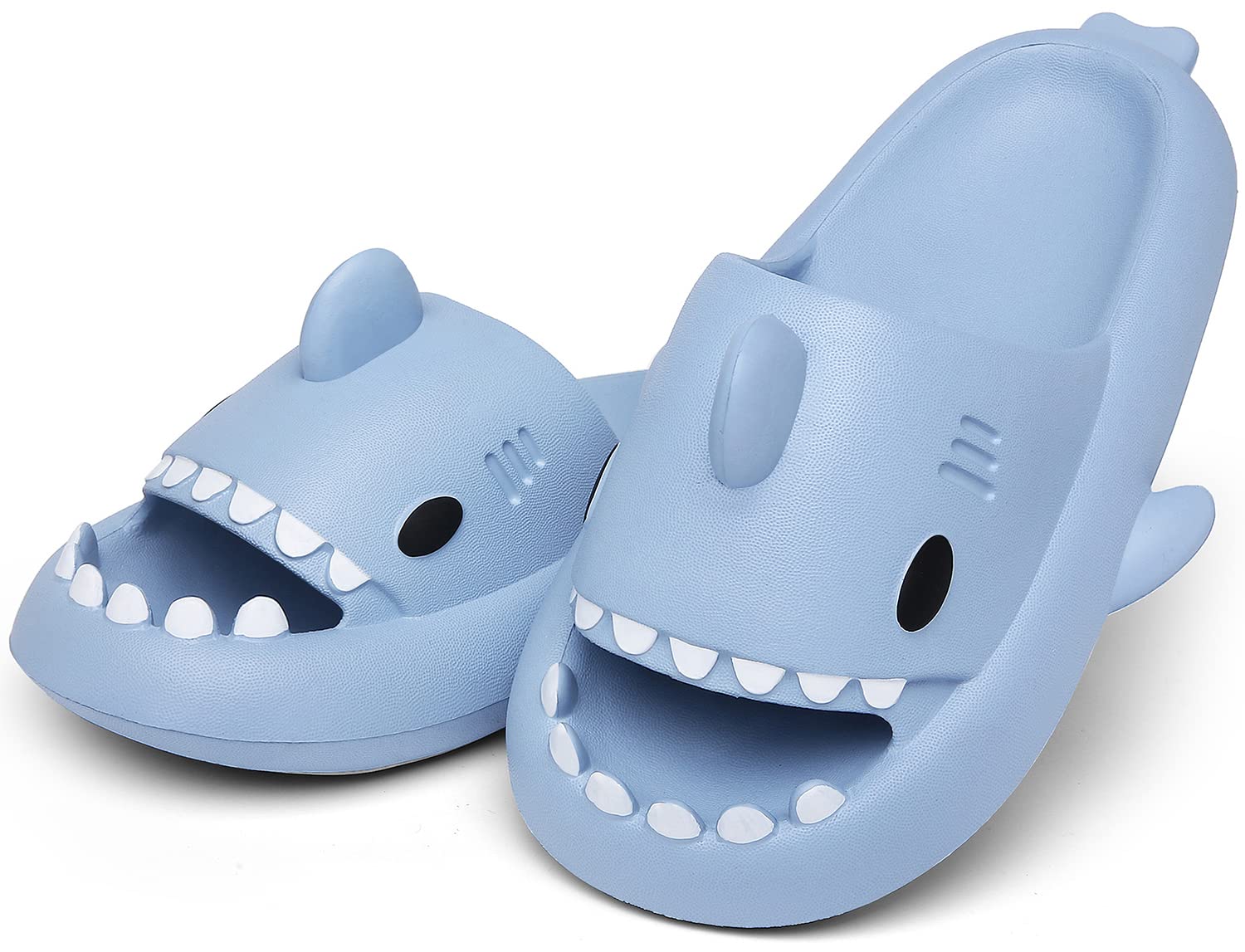 Claquettes de Requin Femme Homme Chaussons de Piscine et Plage Antidérapante Sandales de Bain à Bout Ouvert Shark Slides Slippers
