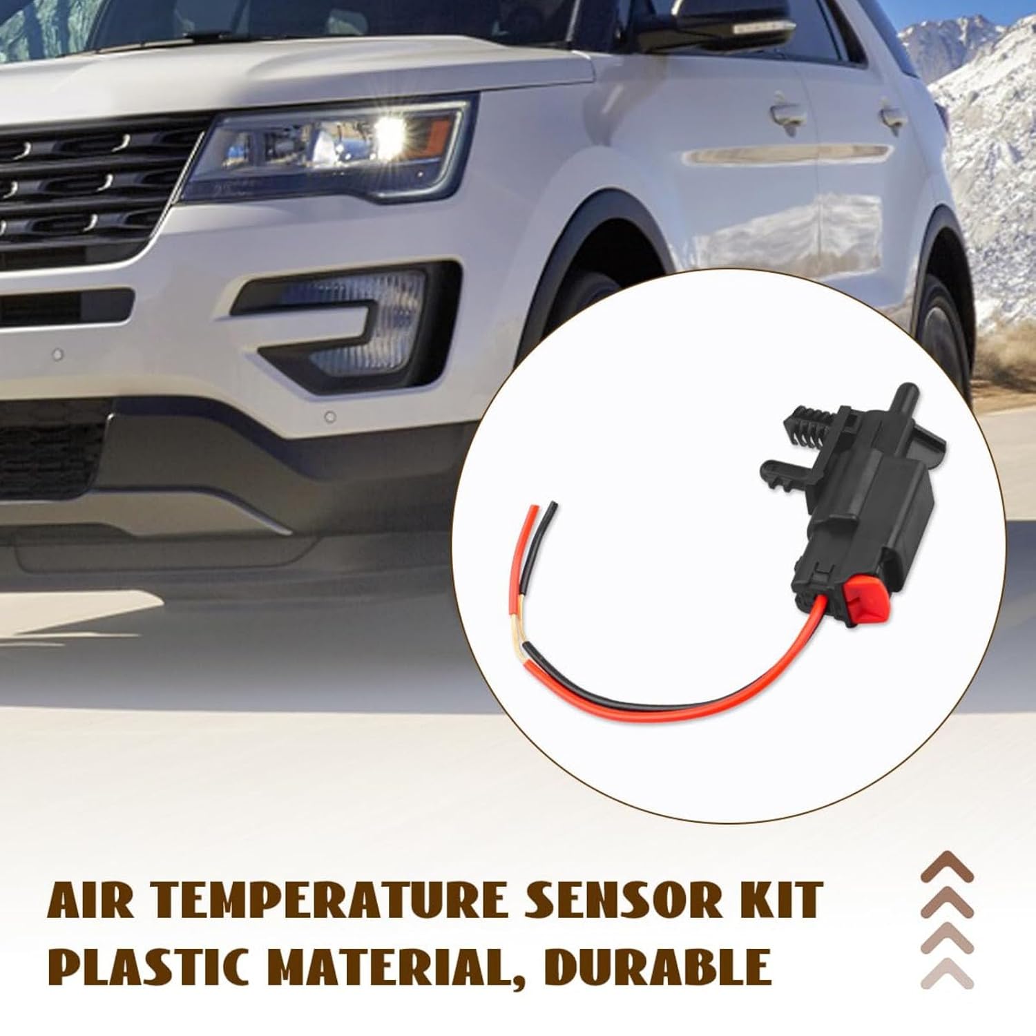 Replacement Car Ambient Air Temperature Sensor AU5T12A647AC for Ford F-250/350/450/550 Super Duty 2011-2016 US