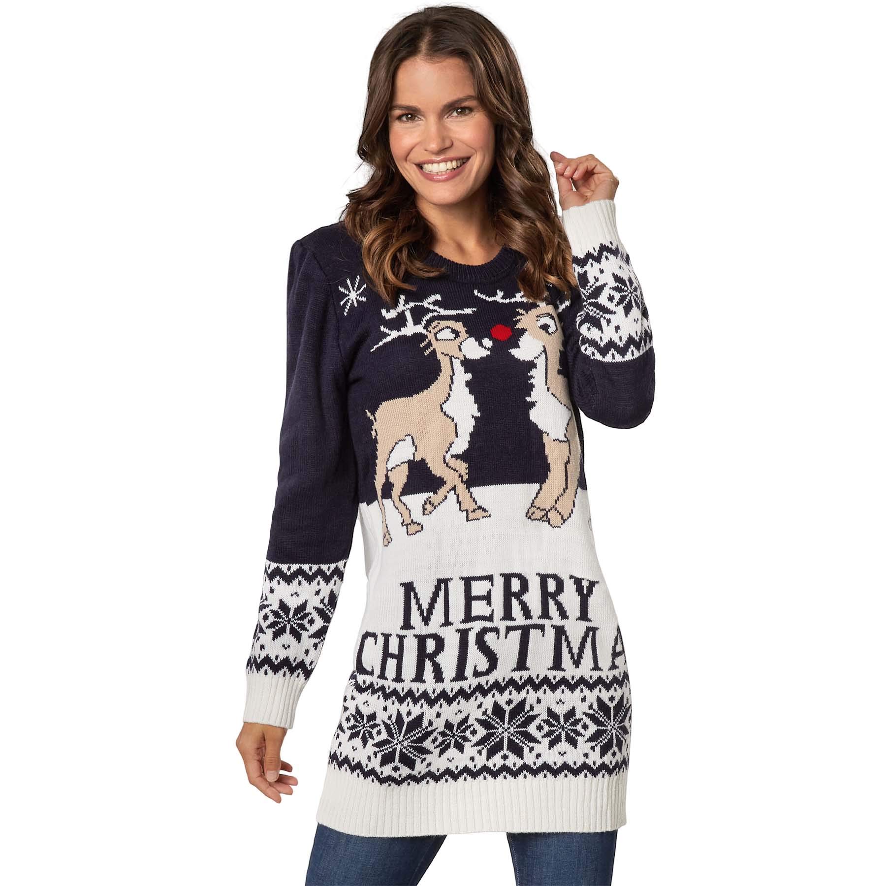 Maglione lungo grigio da donna | Italia