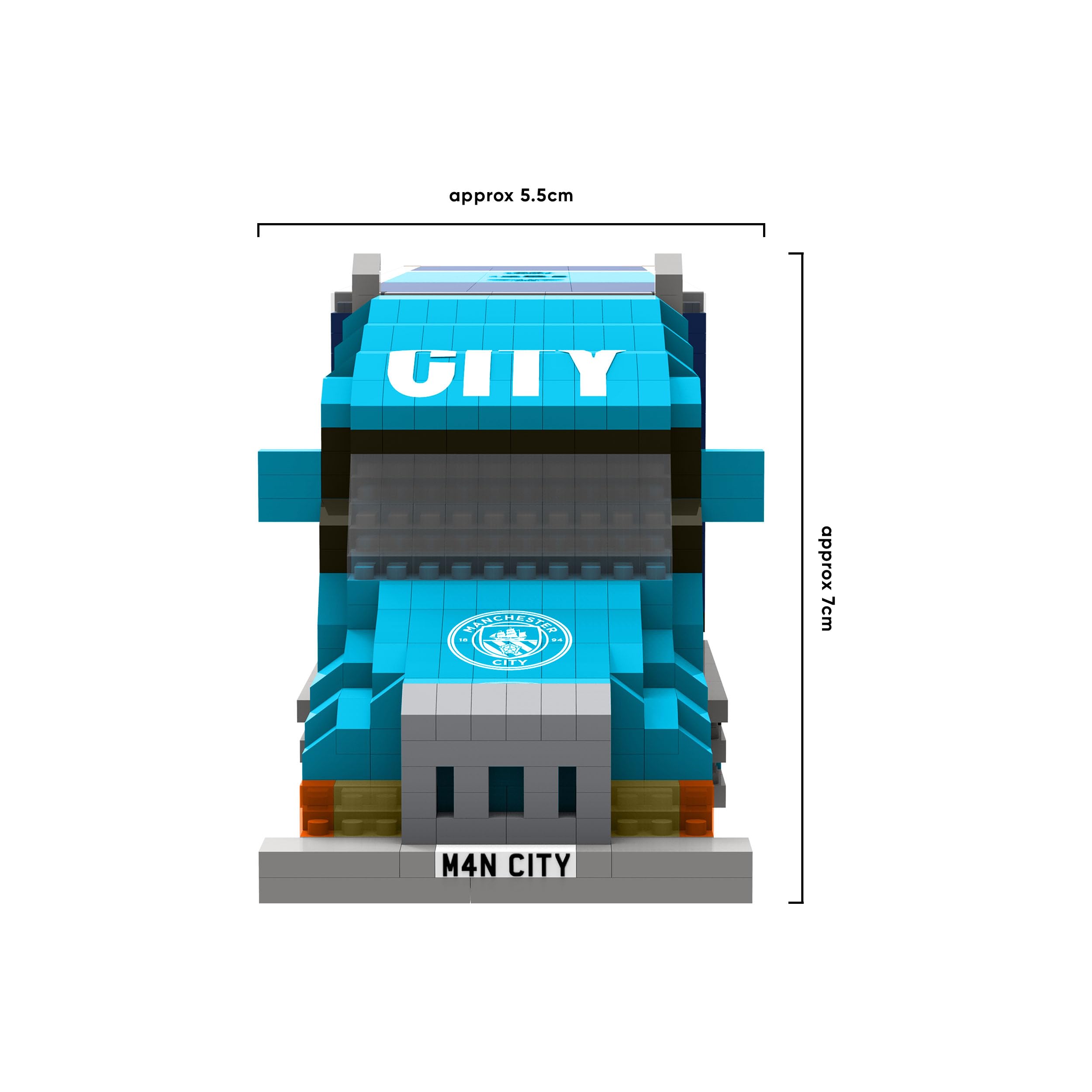 FOCO Prodotto con licenza ufficiale Manchester City FC BRXLZ camion 3D Bricks giocattolo da costruzione