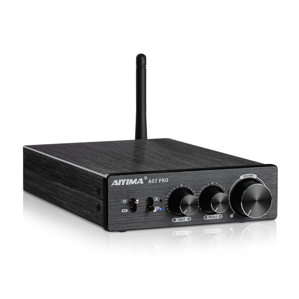 AIYIMA A07 Pro 2.0/2.1CH Bluetooth アンプ Amazon.com: AIYIMA A07 Pro Bluetooth 5.2 Amplificador 300Wx2 Clase