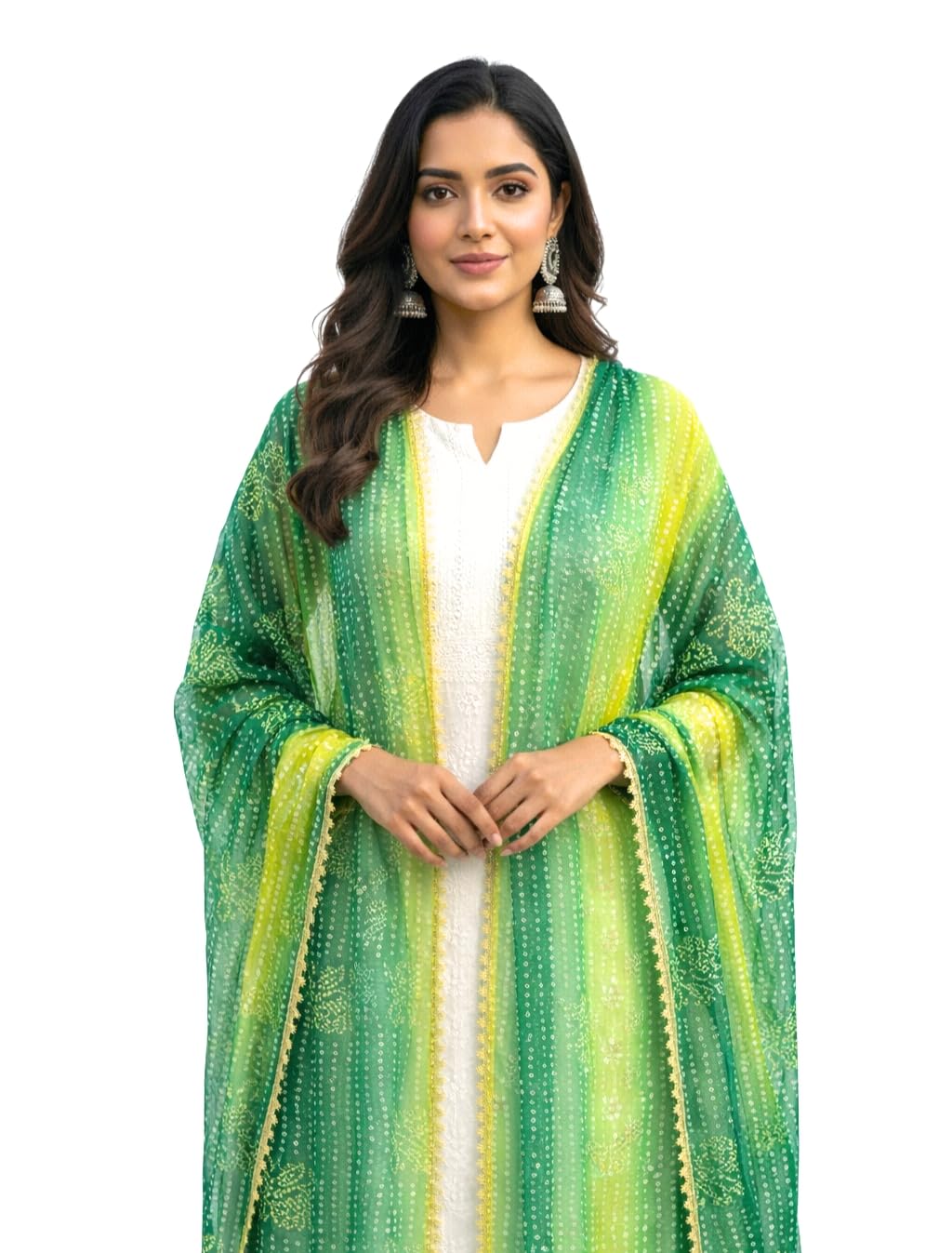 Multicolor Georgette Printed Dupatta For Women | Best Dupatta for Kurti, Salwar Suit & Ethnic Outfits | Festive,Wedding & Bridal Dupatta | Multicolor Chunnis for Women-picture-26