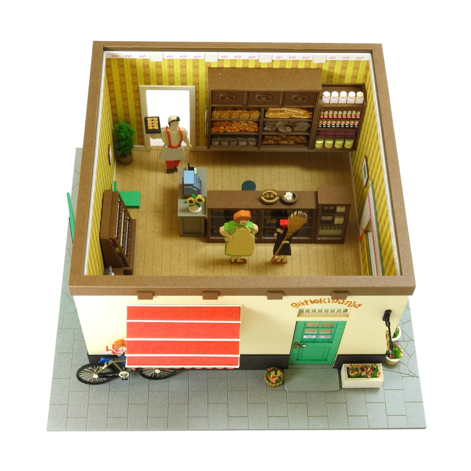 【完成品】キキの働くグーチョキパン店（1/60スケール） 完成品】キキの働くグーチョキパン店（1/60スケール）