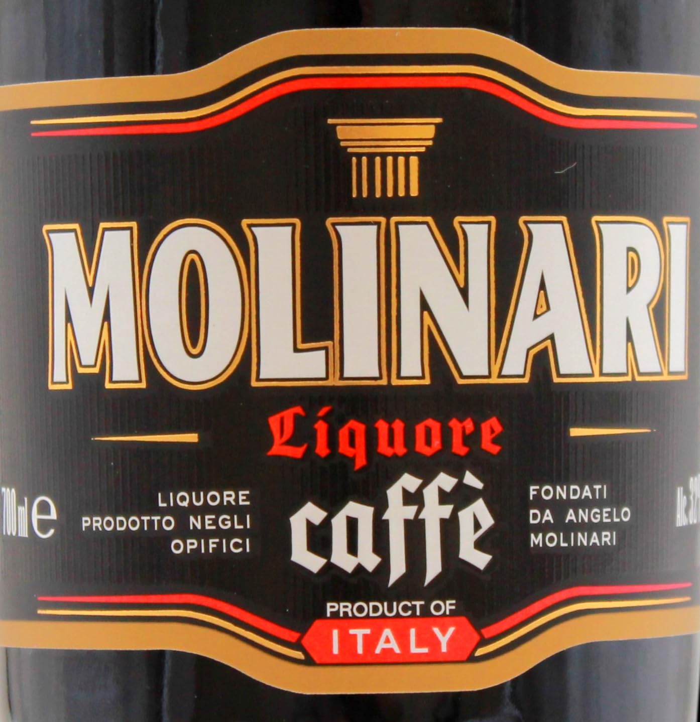 Molinari Sambuca Caffè Likör 32% vol., 6er Pack (6 x 700ml)