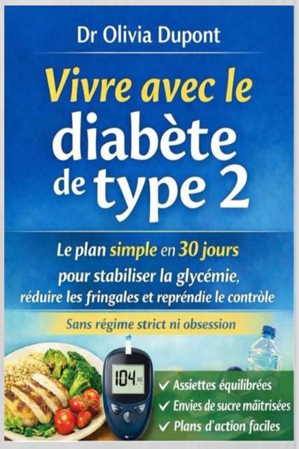 Vivre avec le diabète de type 2: Le plan simple en 30 jours pour stabiliser la glycémie, réduire les fringales et reprendre le contrôle — sans régime strict ni obsession.