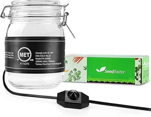 Miniatura 8 de Tapete Térmico para Plántulas Certificado MET, Seedfactor Tapete Térmico de Estación de Germinación con Temperatura Ajustable Impermeable Duradero