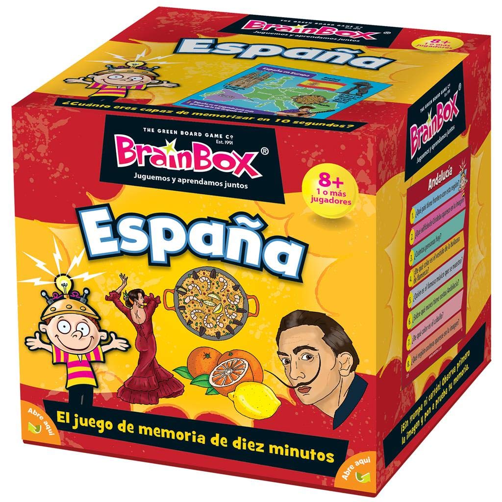 Asmodee BrainBox Spain - Board Game in Spanish, TGG13452