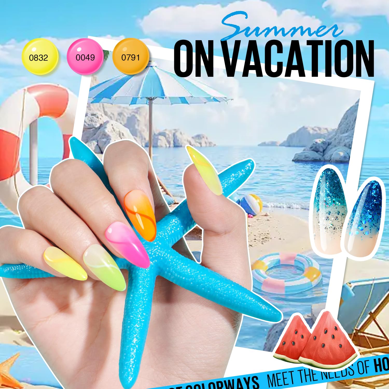 MEFA Gel Nail Polish Set for DIY Manicure and Nail Art