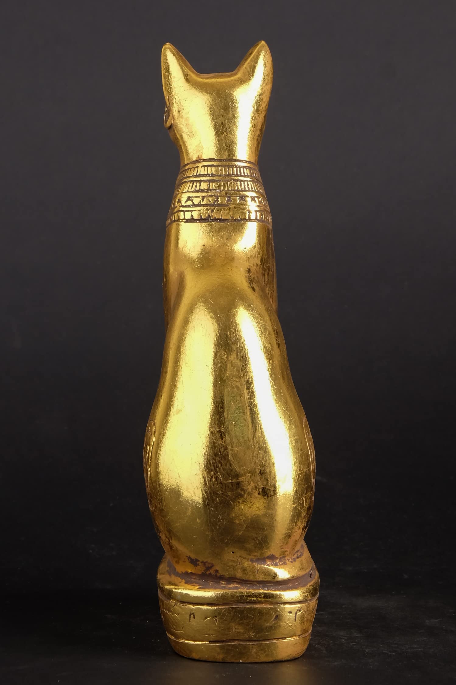 Statue Antique égyptienne De La Déesse Bastet En Ambre Rouge - Pièce De Collection Rare