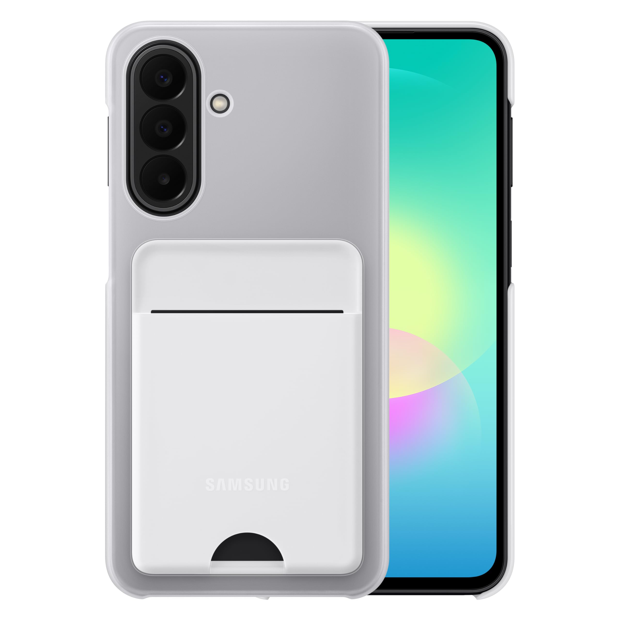 Samsung Galaxy A27 Card Slot Case Light Grey